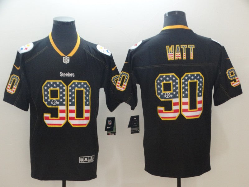 T. J. Watt Pittsburgh Steelers black Color Rush jersey