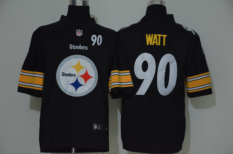 T. J. Watt Pittsburgh Steelers black Vapor jersey