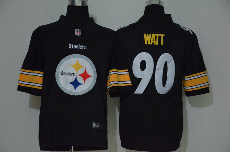 T. J. Watt Pittsburgh Steelers black Vapor jersey