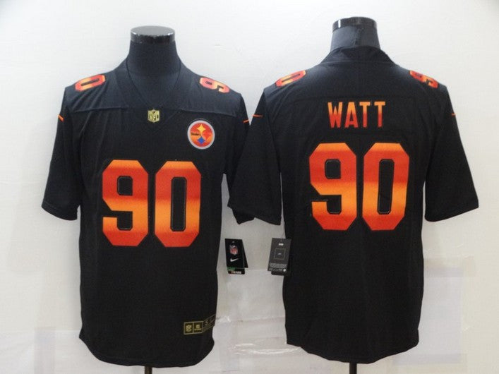 T. J. Watt Pittsburgh Steelers black Vapor jersey