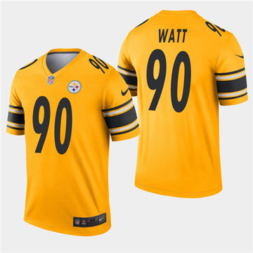 T. J. Watt Pittsburgh Steelers gold Inverted Legend jersey
