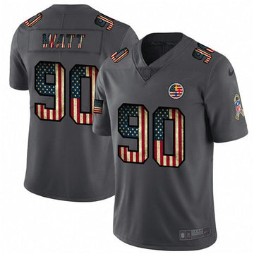 T. J. Watt Pittsburgh Steelers grey Salute To Service jersey