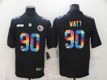 T. J. Watt Multi-Color Pittsburgh Steelers black Vapor jersey