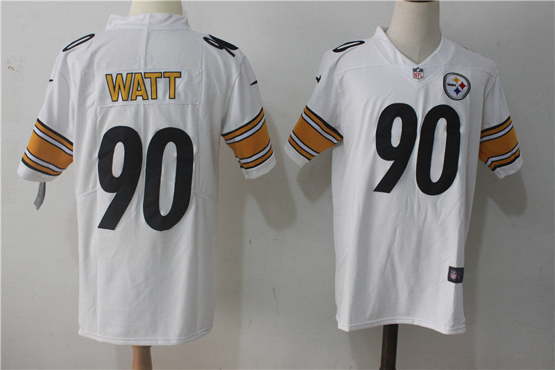 T. J. Watt Pittsburgh Steelers white Vapor jersey