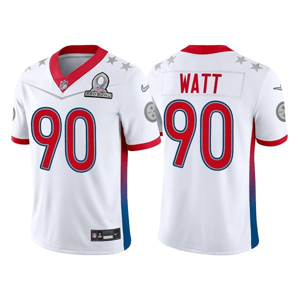 T.J. Watt Pittsburgh Steelers white jersey
