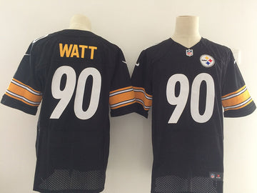 T.J. Watt Pittsburgh Steelers black Elite jersey