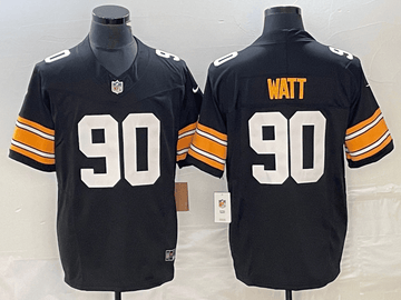 TJ Watt Pittsburgh Steelers black FUSE jersey