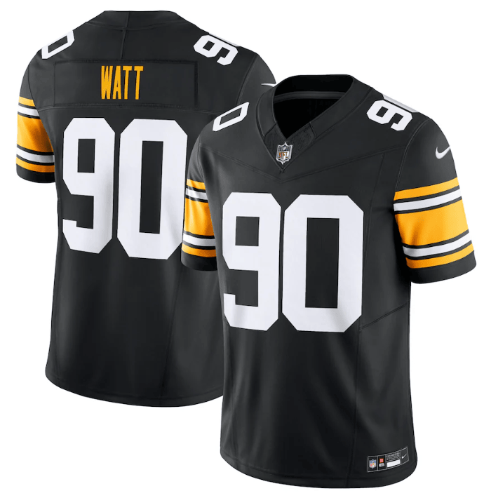 T.J. Watt Pittsburgh Steelers black Untouchable jersey