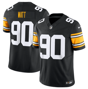 T.J. Watt Pittsburgh Steelers black Untouchable jersey