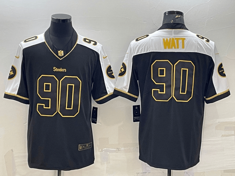 TJ Watt Pittsburgh Steelers black Vapor jersey