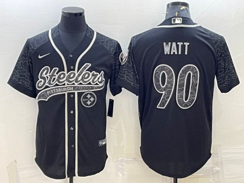 T.J. Watt Pittsburgh Steelers black jersey