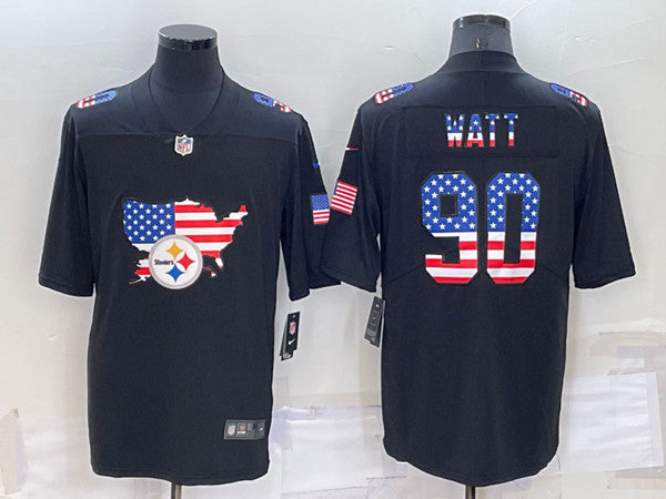 T.J. Watt Pittsburgh Steelers black Limited jersey