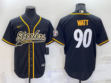 T.J. Watt Pittsburgh Steelers black jersey