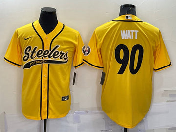 T.J. Watt Pittsburgh Steelers gold jersey