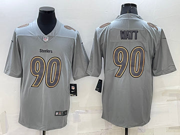 T.J. Watt Pittsburgh Steelers gray Fashion jersey