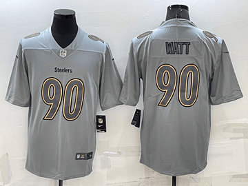 TJ Watt Pittsburgh Steelers grey Vapor jersey
