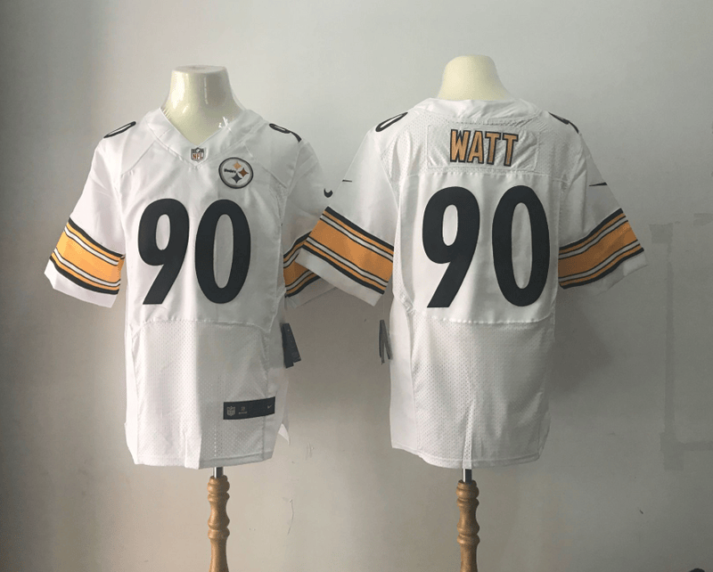 T.J. Watt Pittsburgh Steelers white Elite jersey