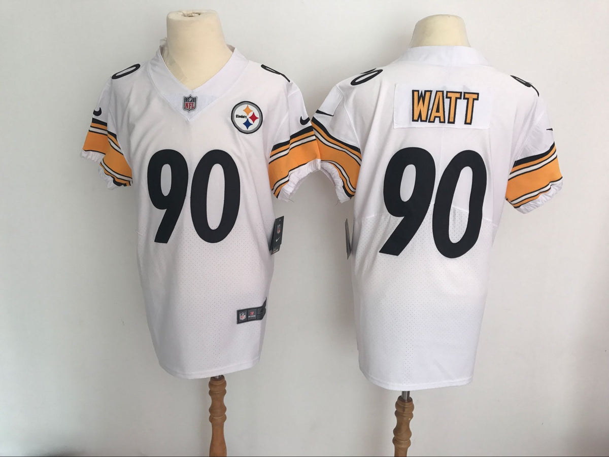 T.J. Watt Pittsburgh Steelers white Vapor jersey