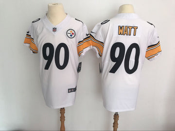 T.J. Watt Pittsburgh Steelers white Vapor jersey