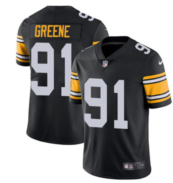 Kevin Greene Pittsburgh Steelers black Vapor jersey