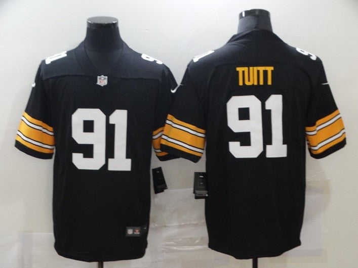 Stephon Tuitt Pittsburgh Steelers black Vapor jersey