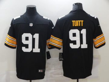 Stephon Tuitt Pittsburgh Steelers black Vapor jersey