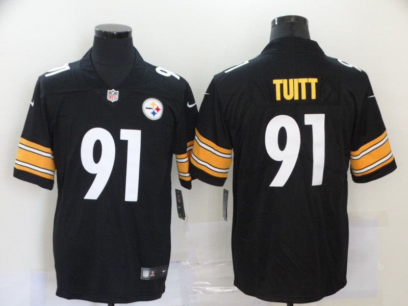 Stephon Tuitt Pittsburgh Steelers black Vapor jersey