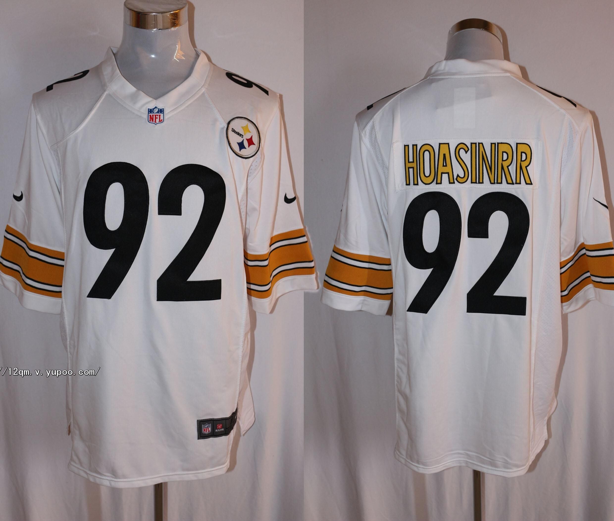 James Harrison Pittsburgh Steelers white Limited jersey