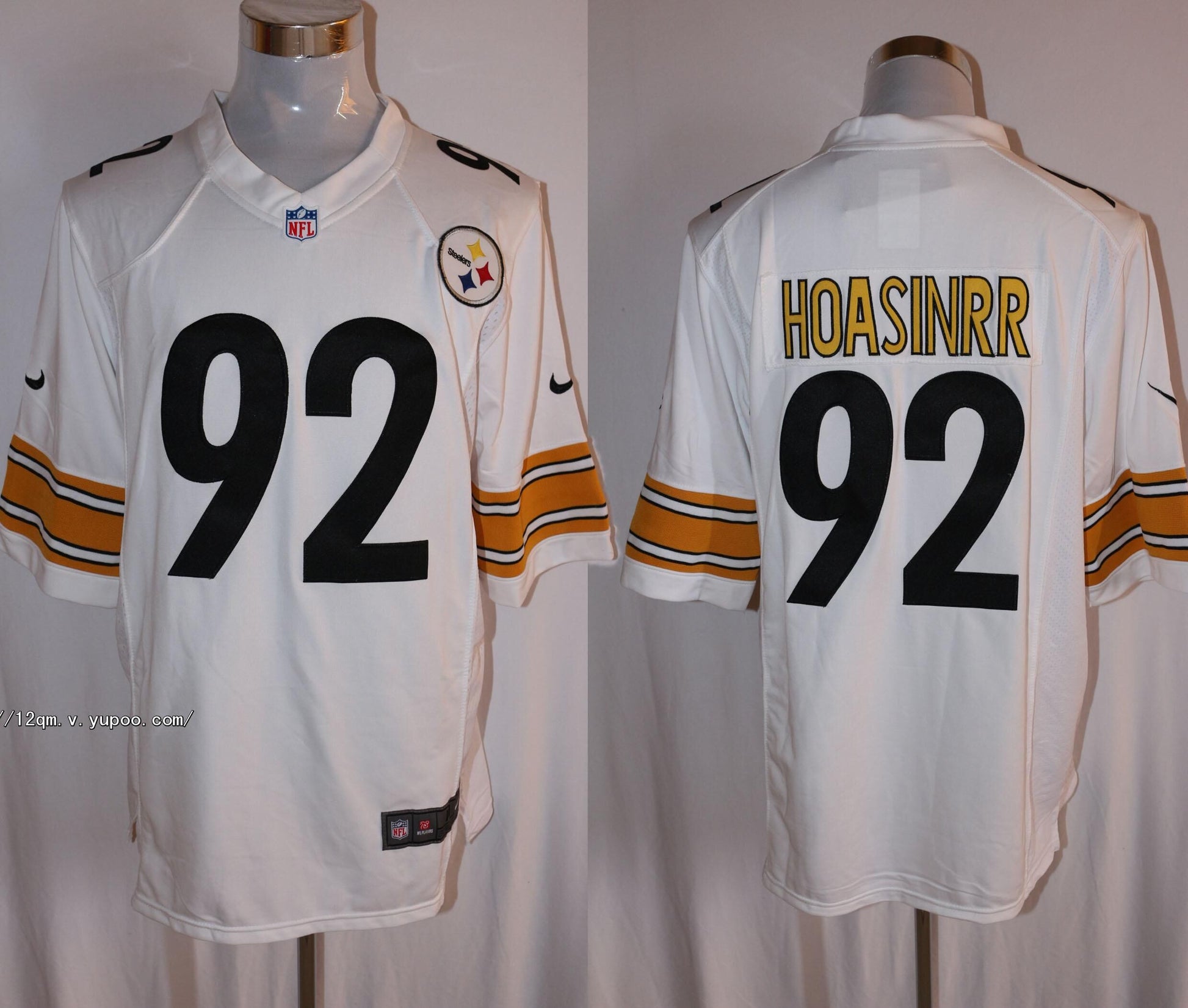 James Harrison Pittsburgh Steelers white Limited jersey
