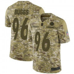 Isaiah Buggs Pittsburgh Steelers camo Salute To Service jersey