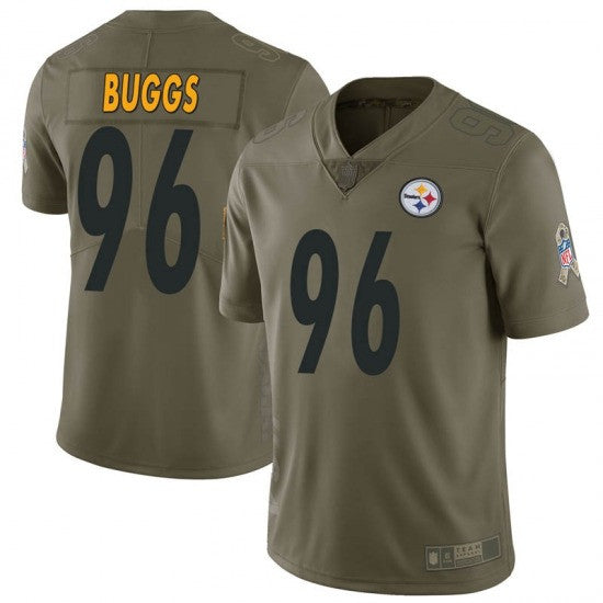 Isaiah Buggs Pittsburgh Steelers green Salute To Service jersey