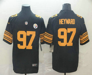 Cameron Heyward Pittsburgh Steelers black Color Rush jersey