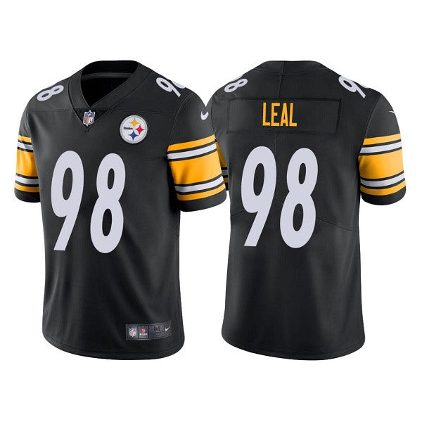 DeMarvin Leal Pittsburgh Steelers black Vapor jersey
