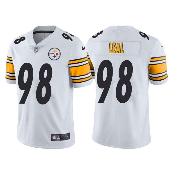 DeMarvin Leal Pittsburgh Steelers white Vapor jersey