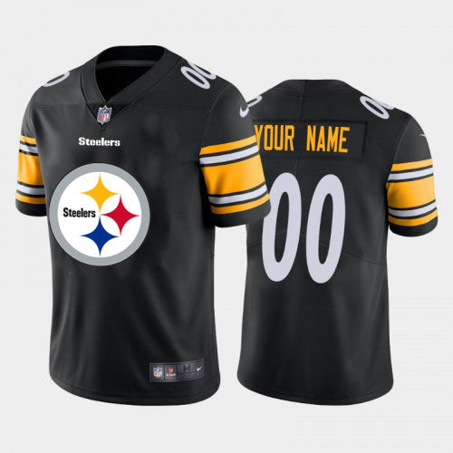 Custom Pittsburgh Steelers black Limited jersey