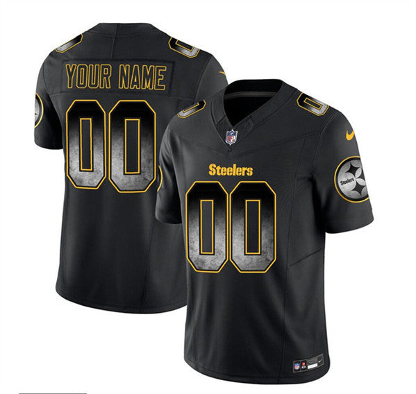 Custom Pittsburgh Steelers black Untouchable jersey