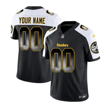 Custom Pittsburgh Steelers black Untouchable jersey