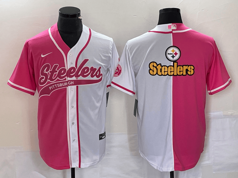 Logo Pittsburgh Steelers pink jersey