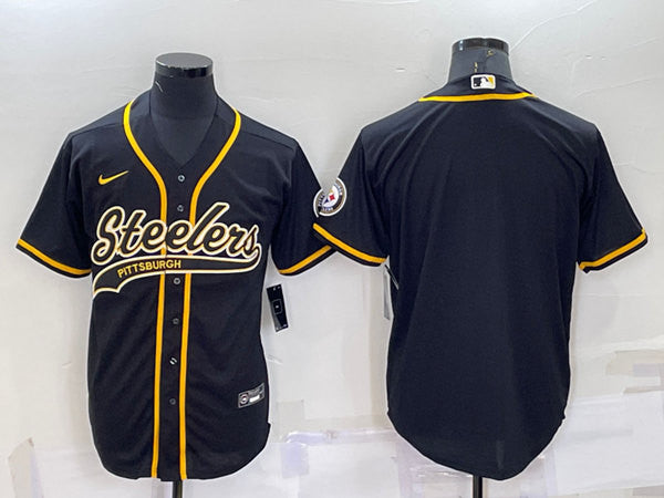 Custom Pittsburgh Steelers black jersey
