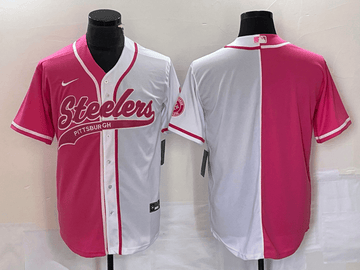 Custom Pittsburgh Steelers pink jersey