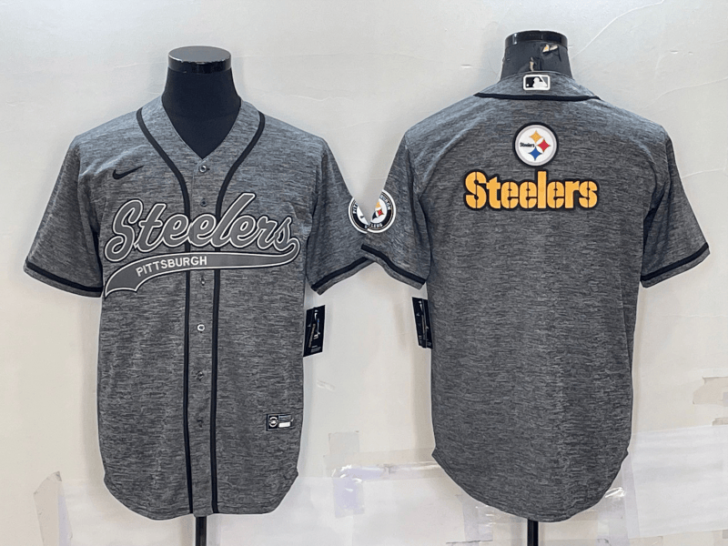 Pittsburgh Steelers grey jersey