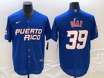 Edwin Díaz Puerto Rico Baseball royal Classic jersey