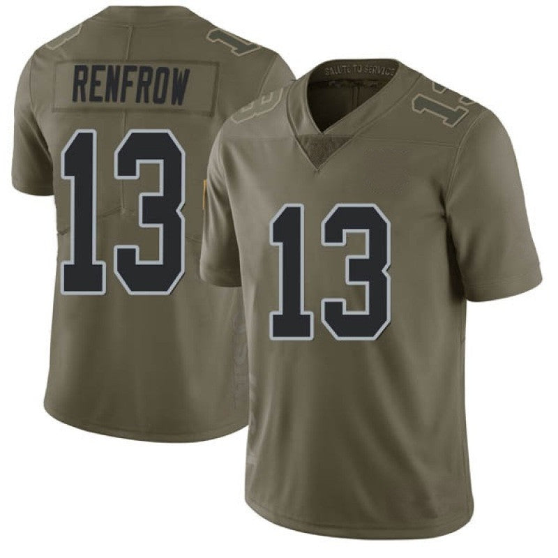Hunter Renfrow Las Vegas Raiders olive Salute To Service jersey
