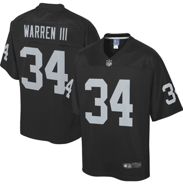 Chris Warren III Las Vegas Raiders black Vapor jersey