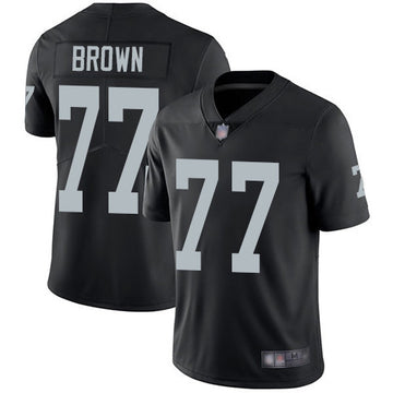 Trent Brown Las Vegas Raiders black Vapor jersey