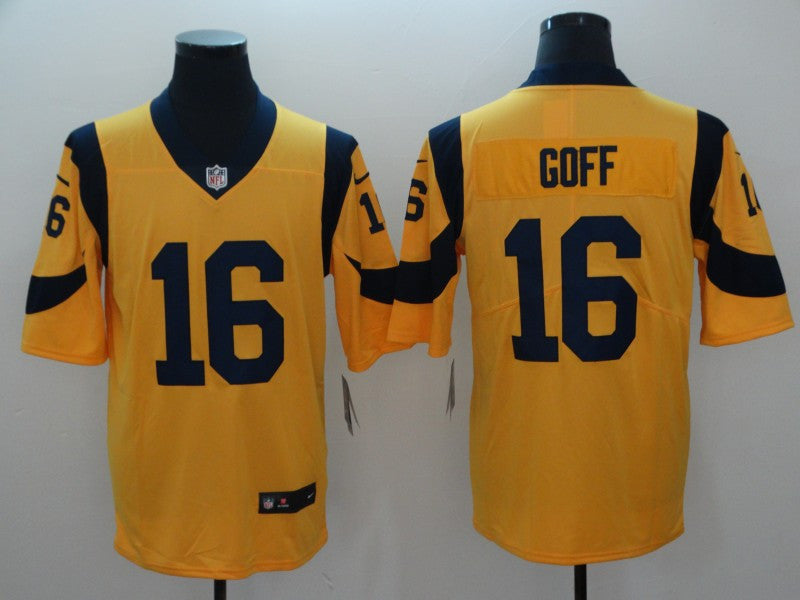 Jared Goff Los Angeles Rams royal Vapor jersey