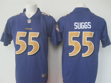 Terrell Suggs Baltimore Ravens purple Limited jersey