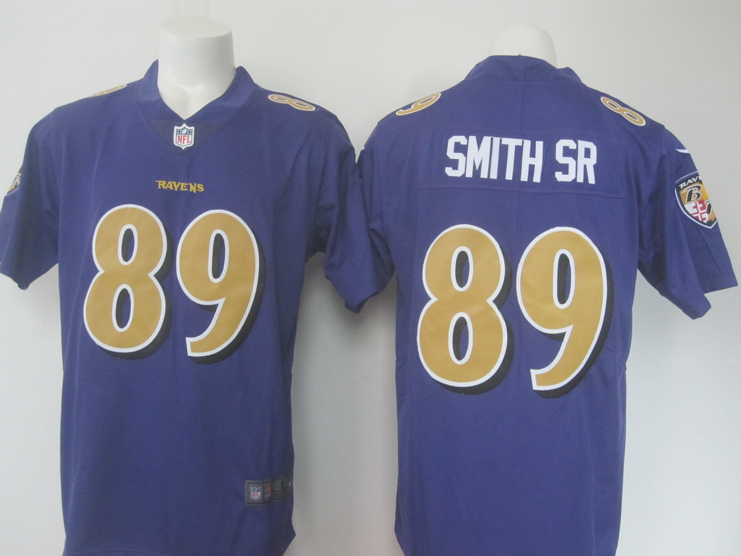 Steve Smith Sr Baltimore Ravens purple Limited jersey