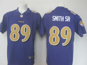 Steve Smith Sr Baltimore Ravens purple Limited jersey