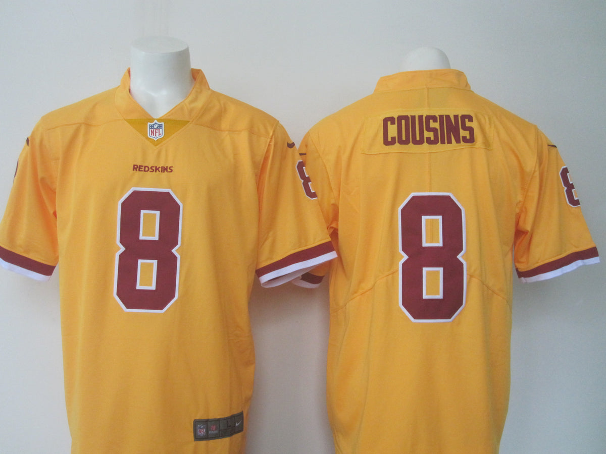 Kirk Cousins Washington Commanders yellow Limited jersey